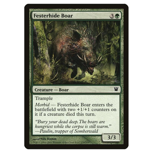 Magic the Gathering - Innistrad - Festerhide Boar - 179/264