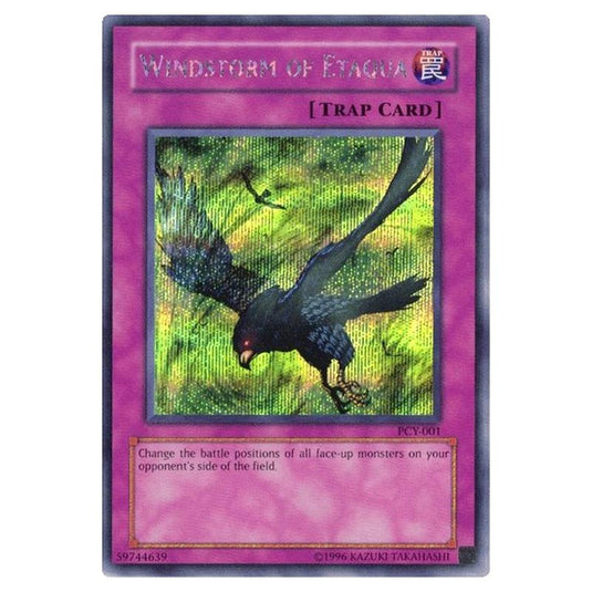 Yu-Gi-Oh! - Yu-Gi-Oh! Power of Chaos - Yugi the Destiny promotional cards - Windstorm of Etaqua (Prismatic Secret Rare) PCY-001