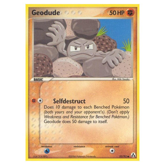 Pokemon - EX Legend Maker - Geodude - 53/92