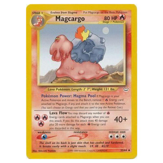Pokemon - Neo Revelation - Magcargo - 33/64/64