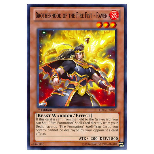 Yu-Gi-Oh! - Cosmo Blazer - Brotherhood of the Fire Fist - Raven (Common) CBLZ-EN022