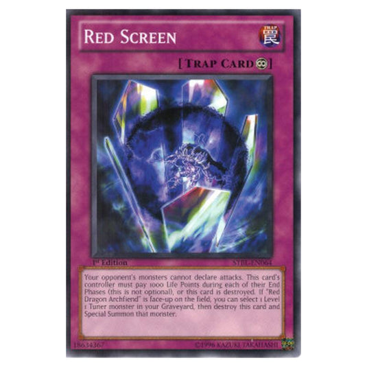 Yu-Gi-Oh! - Starstrike Blast - Red Screen (Common) - STBL-EN064