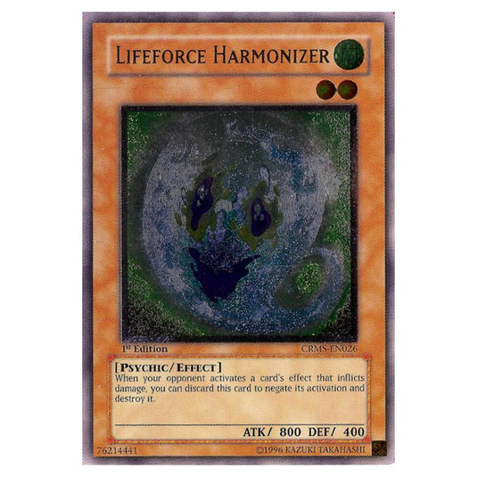 Yu-Gi-Oh! - Crimson Crisis - Lifeforce Harmonizer (Ultimate Rare) CRMS-EN026