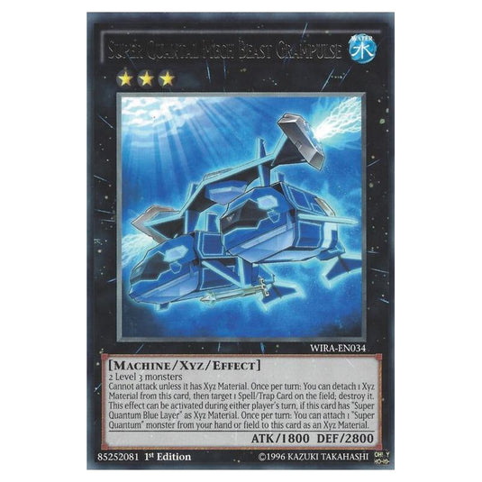 Yu-Gi-Oh! - Wing Raiders - Super Quantal Mech Beast Grampulse (Rare) WIRA-EN034