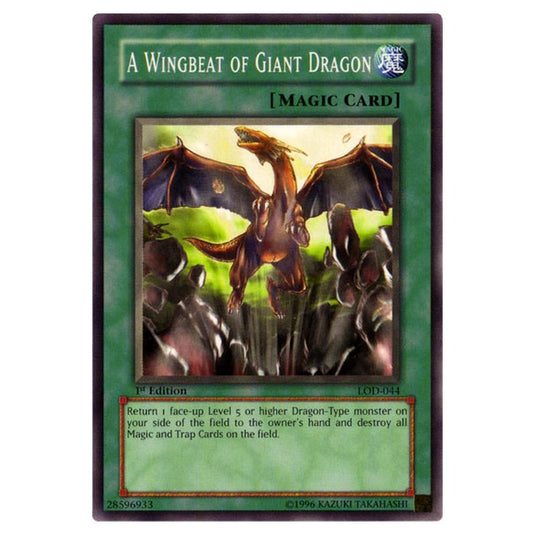 Yu-Gi-Oh! - Legacy of Darkness - A Wingbeat of Giant Dragon (Common) LOD-044