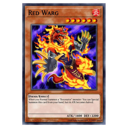 Yu-Gi-Oh! - Structure Deck - The Crimson King - Red Warg (Common) SDCK-EN012