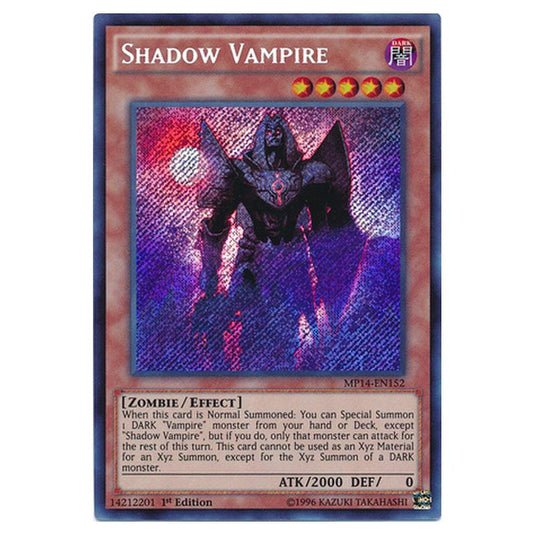 Yu-Gi-Oh! - 2014 Mega-Tin Mega Pack - Shadow Vampire (Secret Rare) MP14-EN152