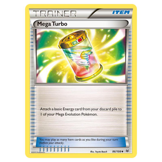 Pokemon - XY - Roaring Skies - Mega Turbo - 86/108 (Reverse Holo)