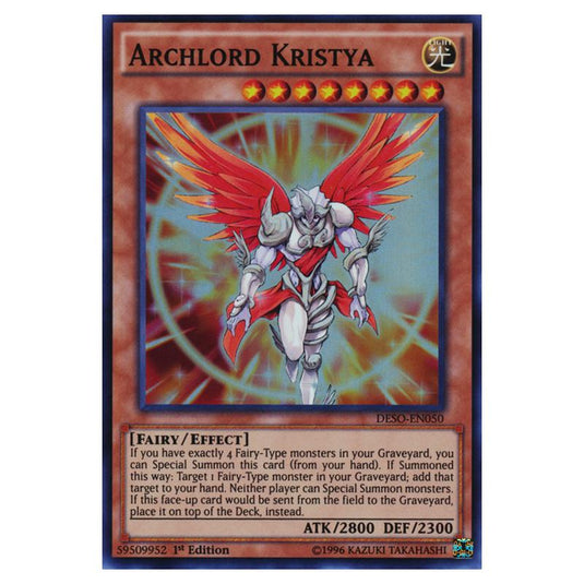 Yu-Gi-Oh! - Destiny Soldiers - Archlord Kristya (Super Rare) DESO-EN050