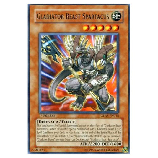 Yu-Gi-Oh! - Gladiator\'s Assault - Gladiator Beast Spartacus (Rare) GLAS-EN018