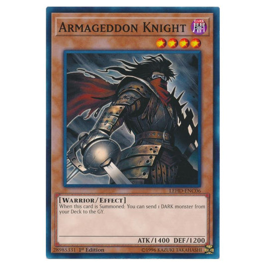 Yu-Gi-Oh! - Legendary Hero Decks - Armageddon Knight (Common) LEHD-ENC06