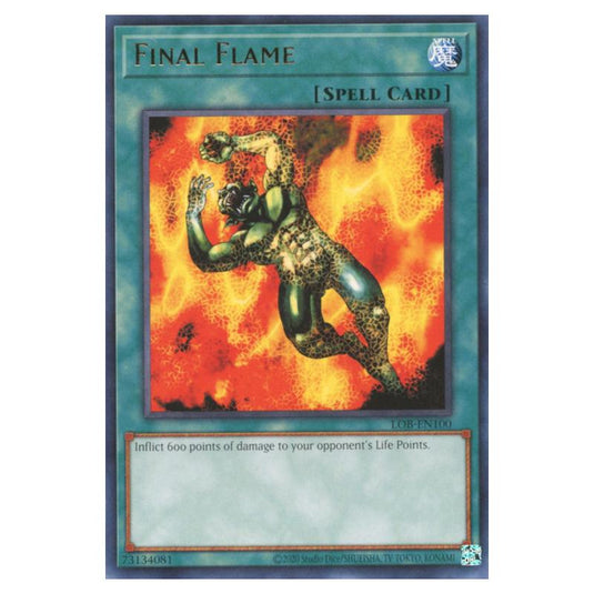 Yu-Gi-Oh! - Legend of Blue Eyes White Dragon (25th Anniversary Edition) - Final Flame (Rare) - LOB25-EN100
