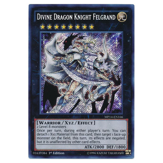 Yu-Gi-Oh! - 2014 Mega-Tin Mega Pack - Divine Dragon Knight Felgrand (Secret Rare) MP14-EN166