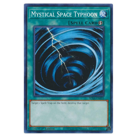 Yu-Gi-Oh! - Structure Deck - Sacred Beasts - Mystical Space Typhoon (Common) SDSA-EN033