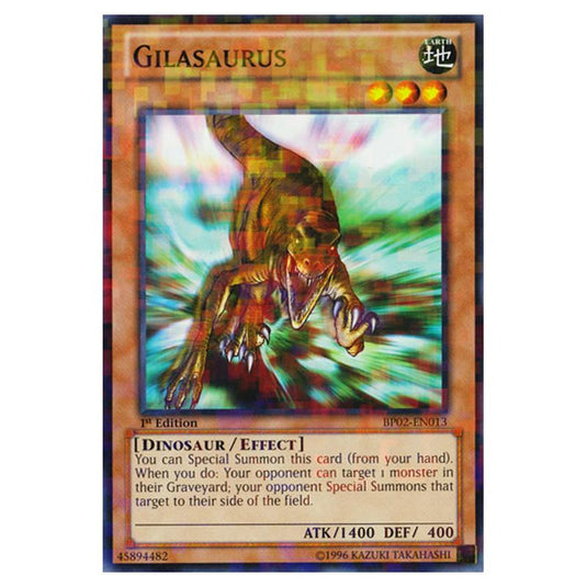 Yu-Gi-Oh! - Battle Pack 2 - War of the Giants - Gilasaurus (Mosaic Rare) BP02-EN013