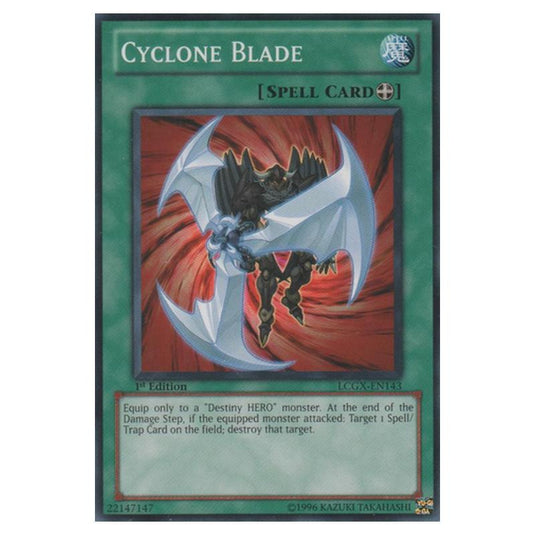 Yu-Gi-Oh! - Legendary Collection 2 - The Duel Academy Years Mega Pack - Cyclone Blade (Common) LCGX-EN143