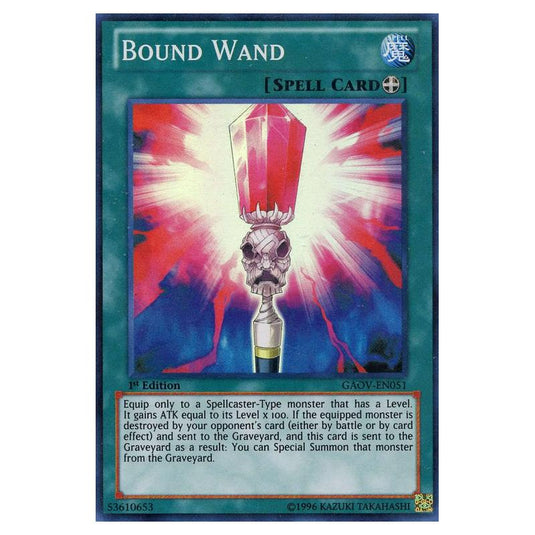 Yu-Gi-Oh! - Galactic Overlord - Bound Wand (Super Rare) GAOV-EN051