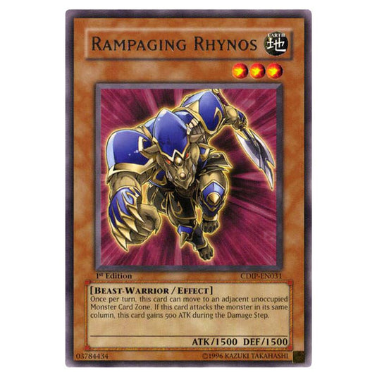 Yu-Gi-Oh! - Cyberdark Impact - Rampaging Rhynos (Rare) CDIP-EN031