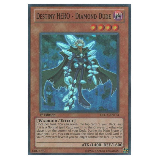 Yu-Gi-Oh! - Legendary Collection 2 - The Duel Academy Years Mega Pack - Destiny HERO - Diamond Dude (Super Rare) LCGX-EN124