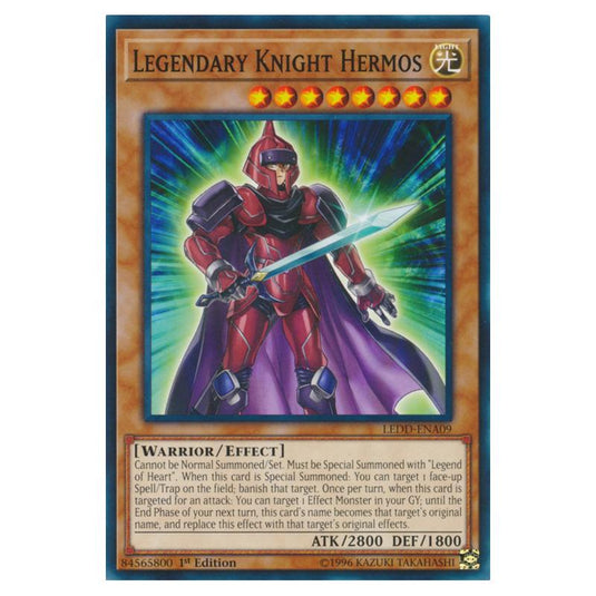 Yu-Gi-Oh! - Legendary Dragon Decks - Legendary Knight Hermos (Common) LEDD-ENA09