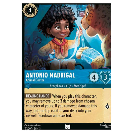 Lorcana - Attack of the Vine! - Antonio Madrigal - Animal Doctor (Uncommon) - 157/207