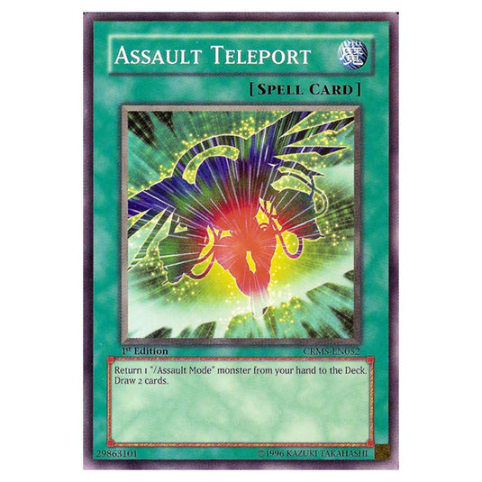 Yu-Gi-Oh! - Crimson Crisis - Assault Teleport (Common) CRMS-EN052