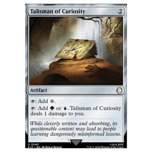 Magic The Gathering - Universes Beyond - Fallout - Talisman of Curiosity - 0245