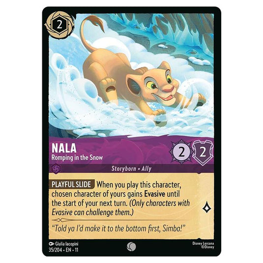Lorcana - Winterspell - Nala - Romping in the Snow (Common) - 035/204