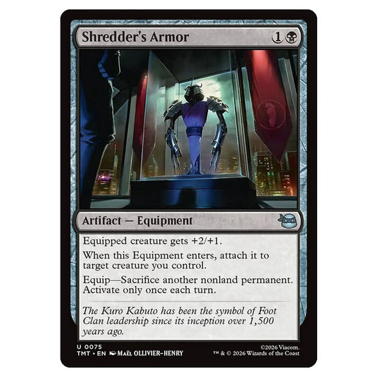 Magic The Gathering - Teenage Mutant Ninja Turtles - Shredder's Armor - 0075