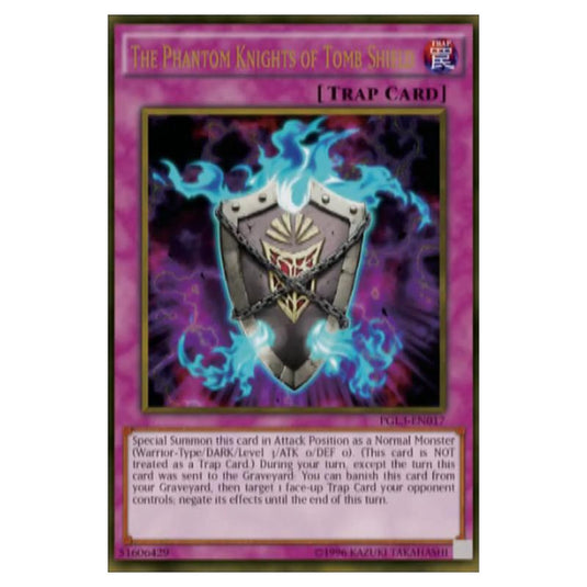 Yu-Gi-Oh! - Premium Gold - Infinite Gold - The Phantom Knights of Tomb Shield (Gold Secret Rare) PGL3-EN017