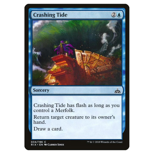 Magic The Gathering - Rivals Of Ixalan - Crashing Tide - 34/196