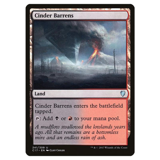 Magic The Gathering - Commander 2017 - Cinder Barrens - 241/309