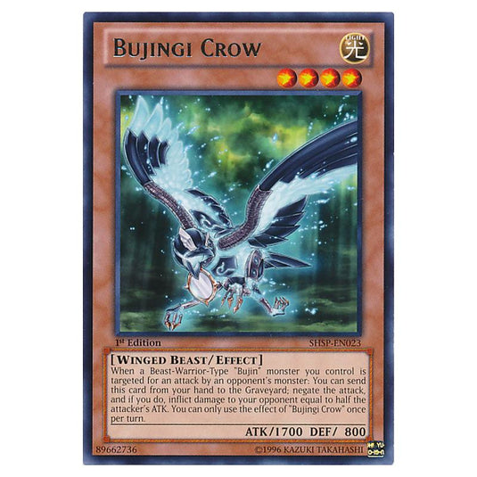Yu-Gi-Oh! - Shadow Specters - Bujingi Crow (Rare) SHSP-EN023
