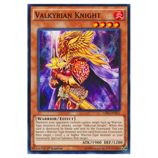 Yu-Gi-Oh! - Legendary Decks II - Valkyrian Knight (Common) LDK2-ENJ21