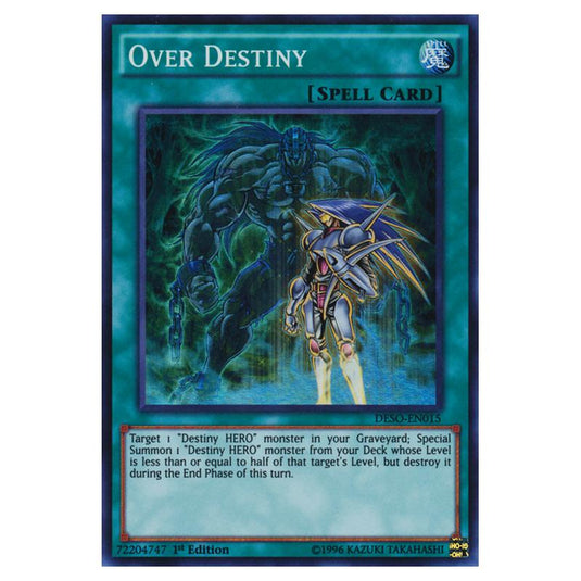 Yu-Gi-Oh! - Destiny Soldiers - Over Destiny (Super Rare) DESO-EN015