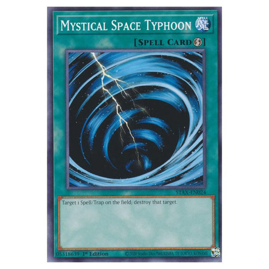 Yu-Gi-Oh! - 2-Player Starter Set - Mystical Space Typhoon (Common) STAX-EN024