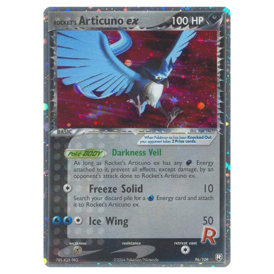 Pokemon - EX Team Rocket Returns - Rocket's Articuno ex - 096/109