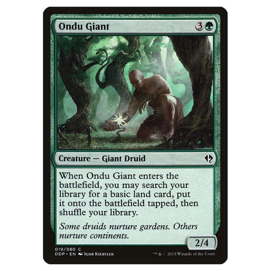 Magic the Gathering - Duel Decks: Zendikar vs. Eldrazi - Ondu Giant - 19