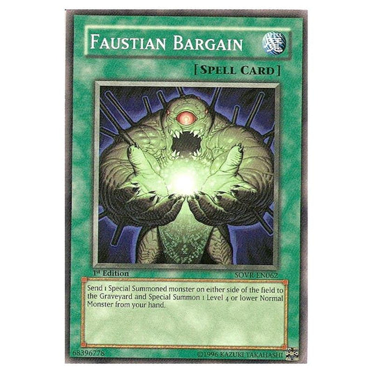 Yu-Gi-Oh! - Stardust Overdrive - Faustian Bargain (Short Print) SOVR-EN062