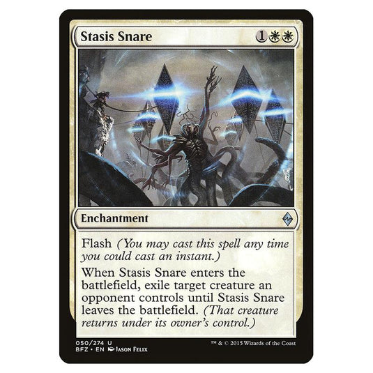 Magic The Gathering - Battle For Zendikar - Stasis Snare - 50/274
