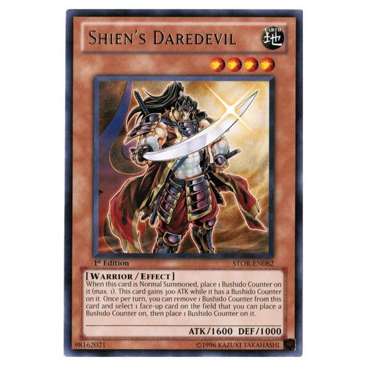 Yu-Gi-Oh! - Storm of Ragnarok - Shien\'s Daredevil (Rare) STOR-EN082