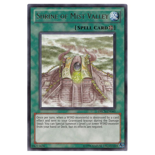 Yu-Gi-Oh! - Order of Chaos - Shrine of Mist Valley (Rare) ORCS-EN060
