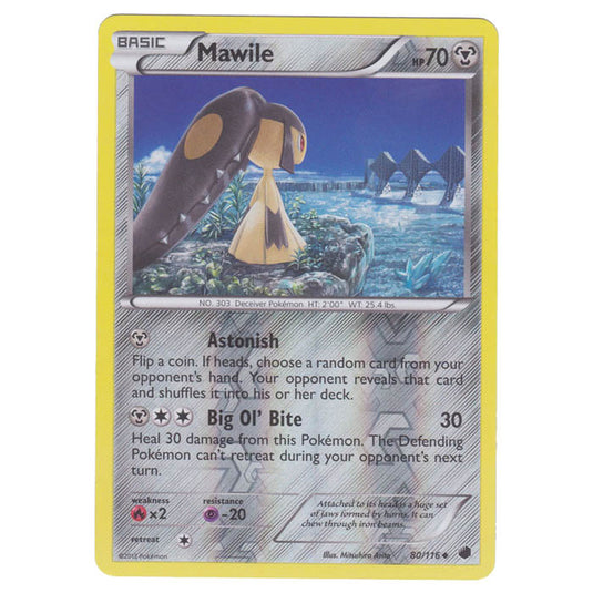 Pokemon - Black & White - Plasma Freeze - (Reverse Holo) Mawile - 80/116