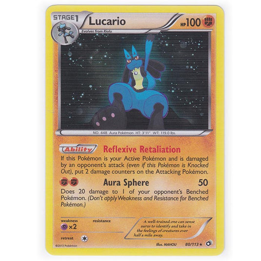 Pokemon - Black & White - Legendary Treasures - Lucario - 80/113