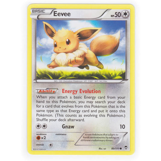 Pokemon - XY Furious Fists - Eevee - 80/111