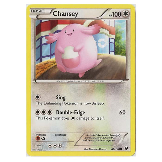 Pokemon - Black & White - Dark Explorers - Chansey - 80/108