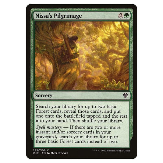 Magic The Gathering - Commander 2017 - Nissa's Pilgrimage - 155/309