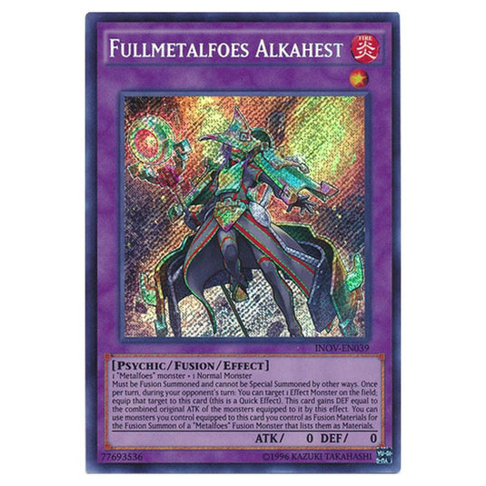 Yu-Gi-Oh! - Invasion - Vengeance - Fullmetalfoes Alkahest (Secret Rare) INOV-EN039