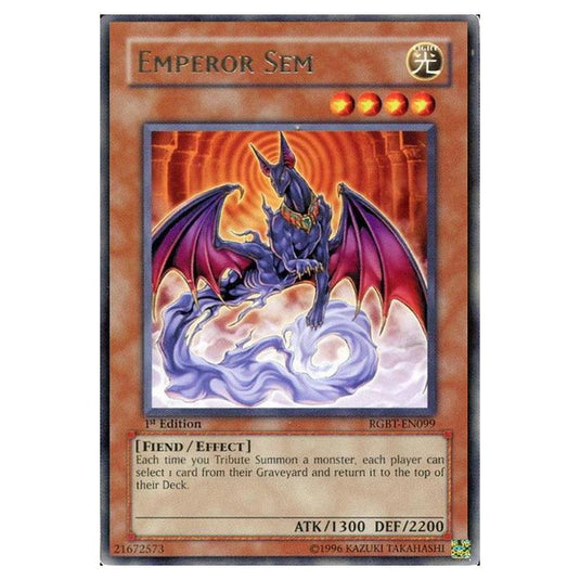 Yu-Gi-Oh! - Raging Battle - Emperor Sem (Rare) RGBT-EN099