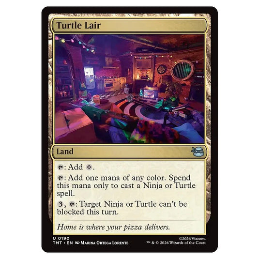 Magic The Gathering - Teenage Mutant Ninja Turtles - Turtle Lair - 0190